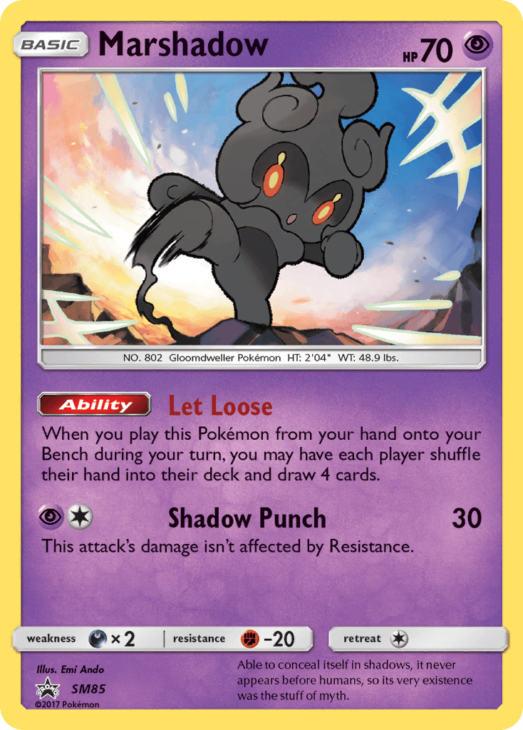 Marshadow from SM Black Star Promos