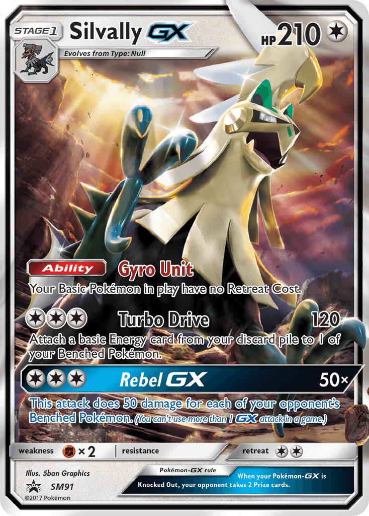 Silvally-GX from SM Black Star Promos