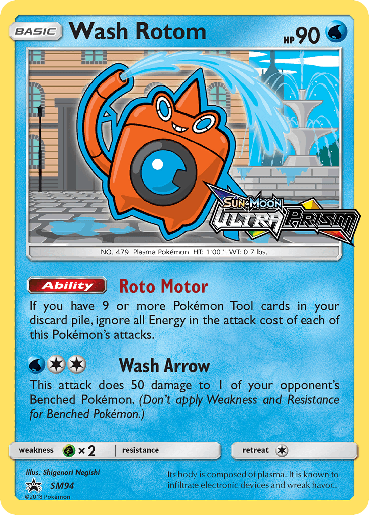Wash Rotom from SM Black Star Promos