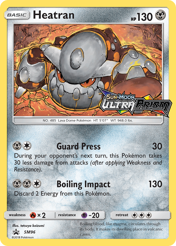 Heatran from SM Black Star Promos