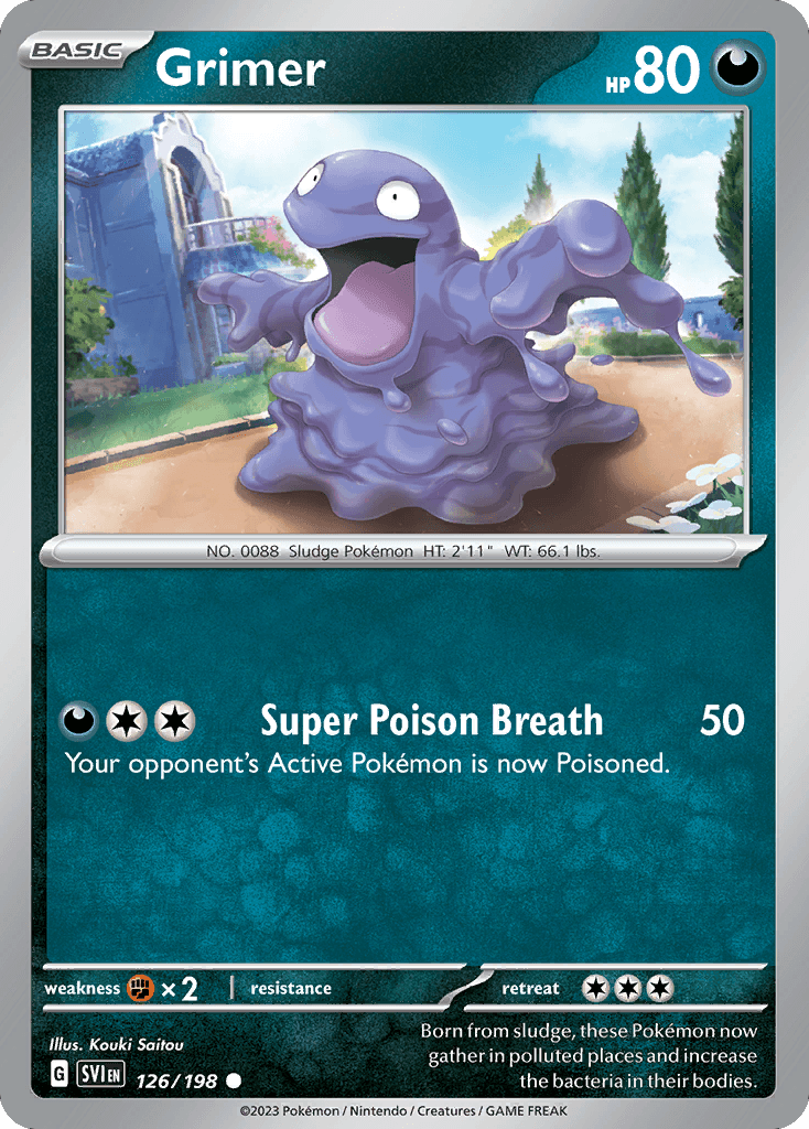 Grimer from Scarlet & Violet