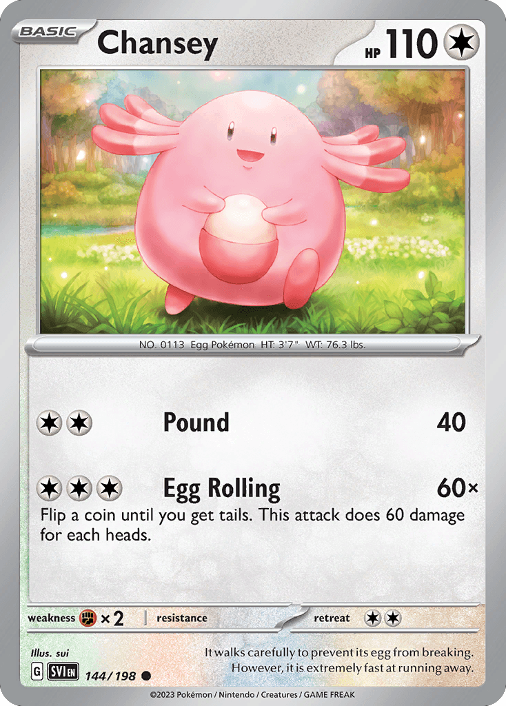 Chansey from Scarlet & Violet