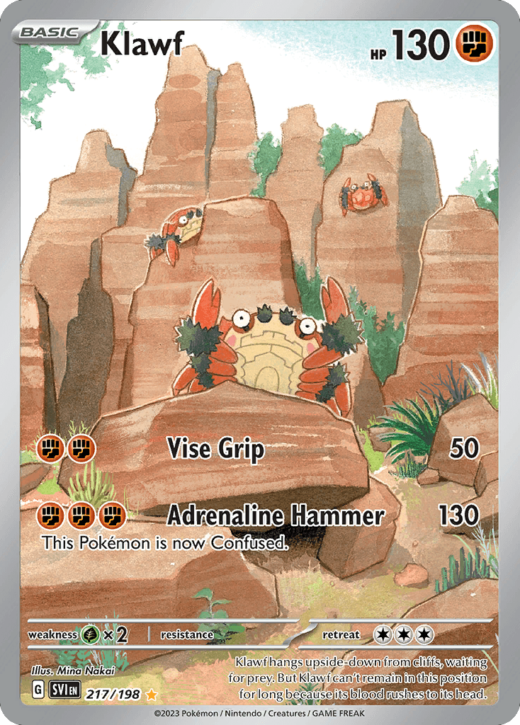 Klawf from Scarlet & Violet