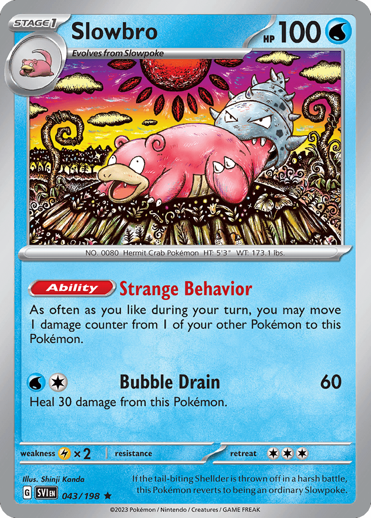 Slowbro from Scarlet & Violet