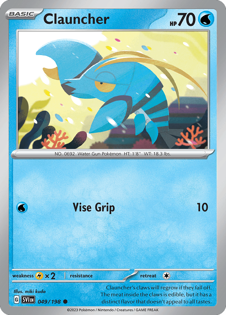 Clauncher from Scarlet & Violet