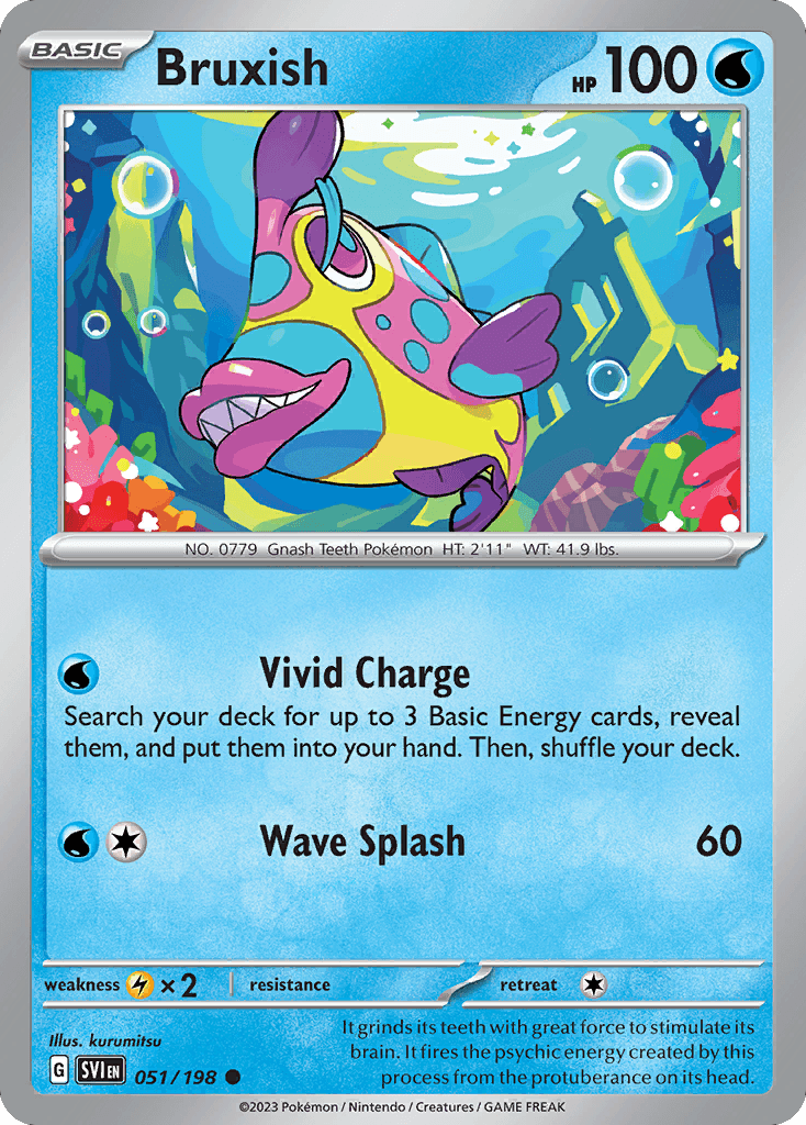 Bruxish from Scarlet & Violet