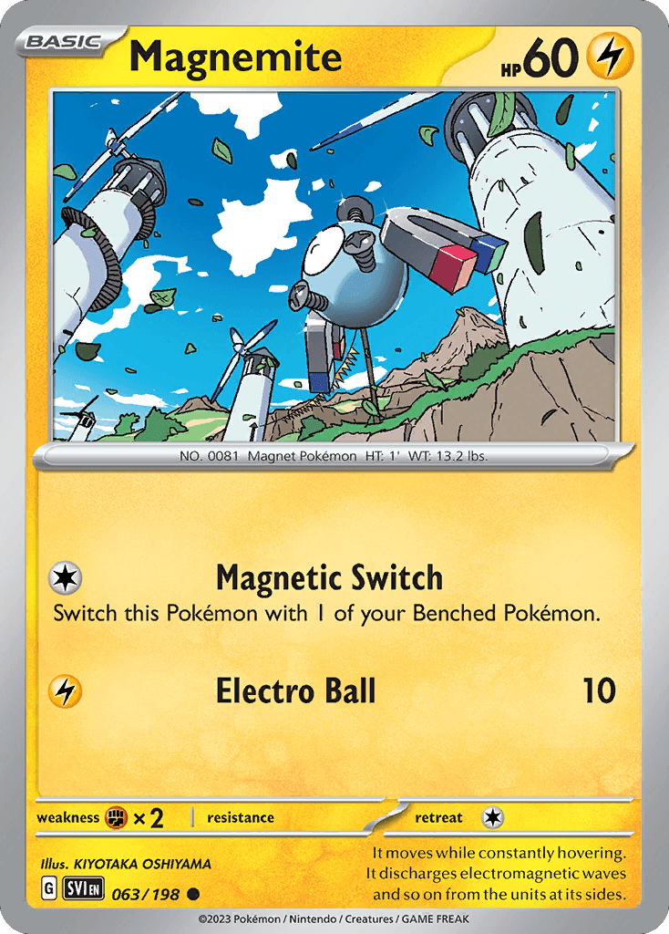 Magnemite from Scarlet & Violet
