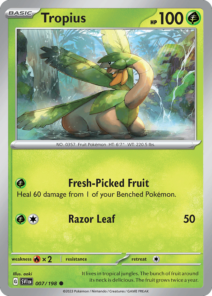 Tropius from Scarlet & Violet