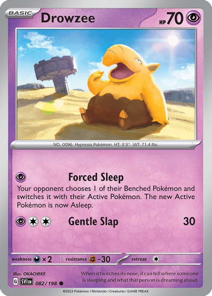 Drowzee from Scarlet & Violet