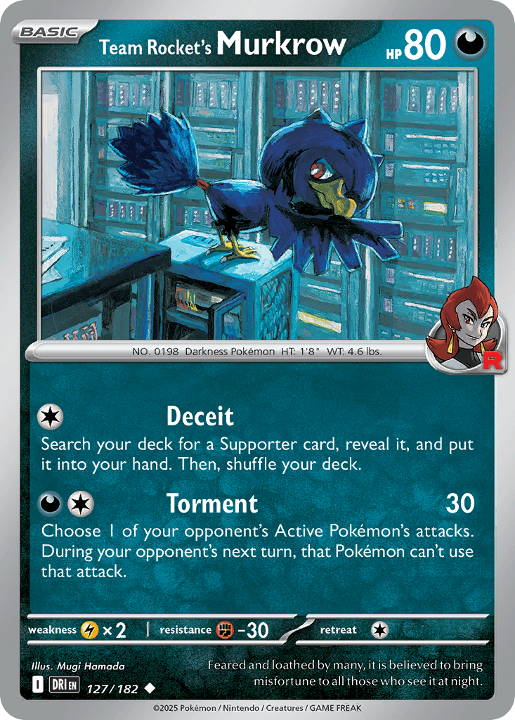 Team Rocket's Murkrow from Destined Rivals