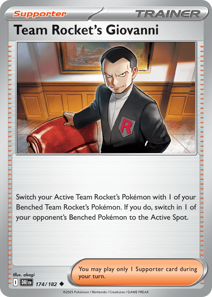 Team Rocket's Giovanni from Destined Rivals