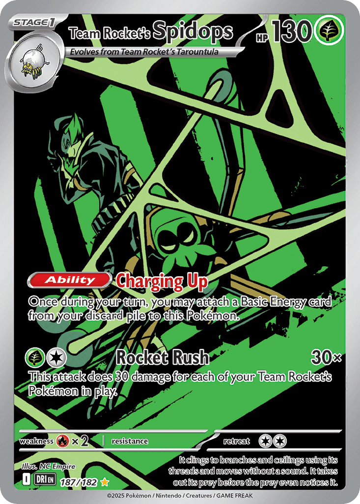 Team Rocket's Spidops from Destined Rivals