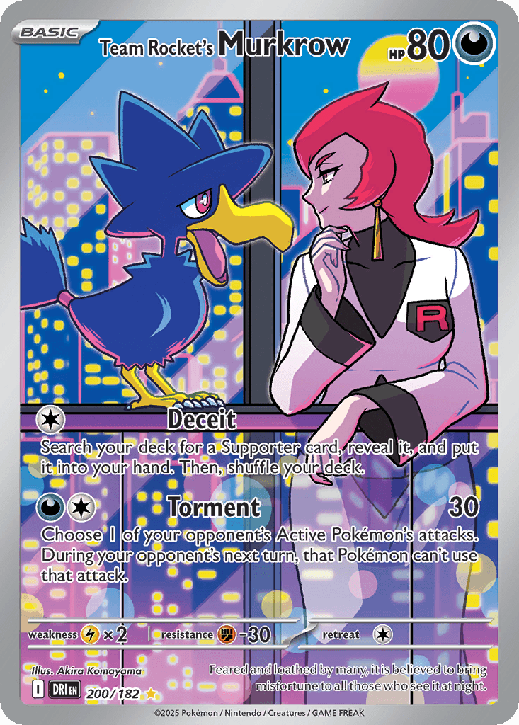 Team Rocket's Murkrow from Destined Rivals