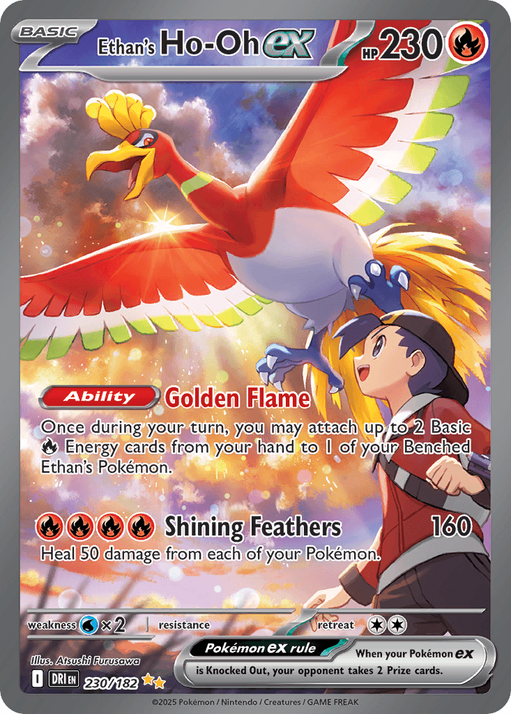 Ethan's Ho-Oh ex from Destined Rivals