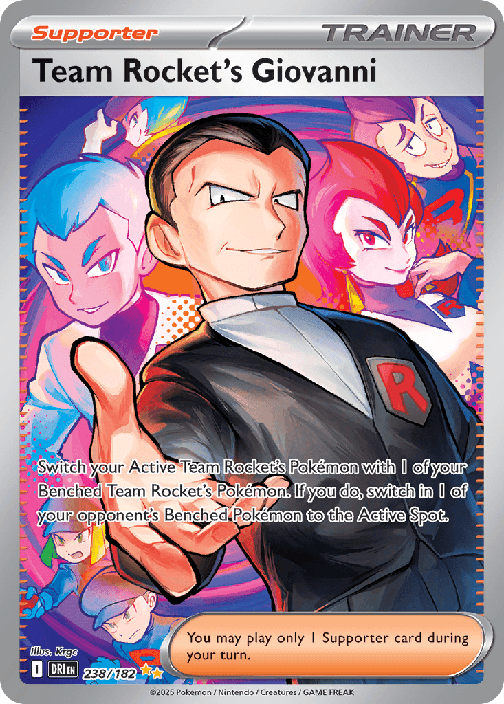 Team Rocket's Giovanni from Destined Rivals