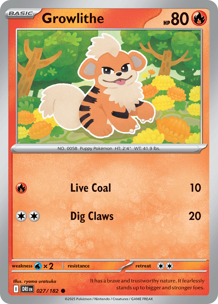 Growlithe from Destined Rivals