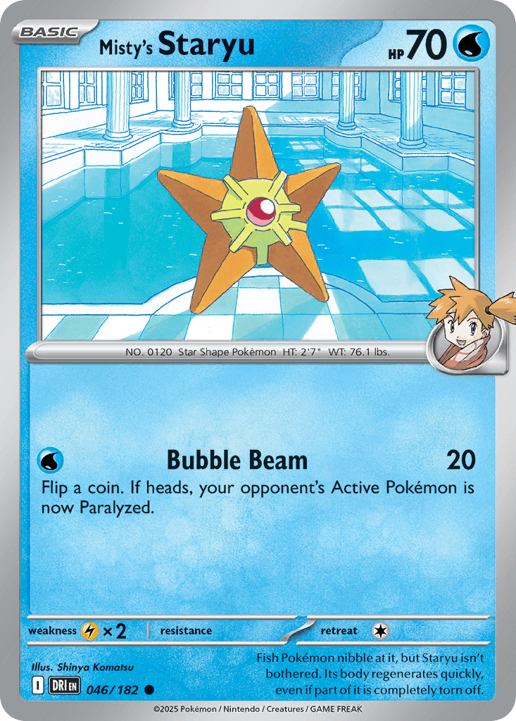 Misty's Staryu from Destined Rivals