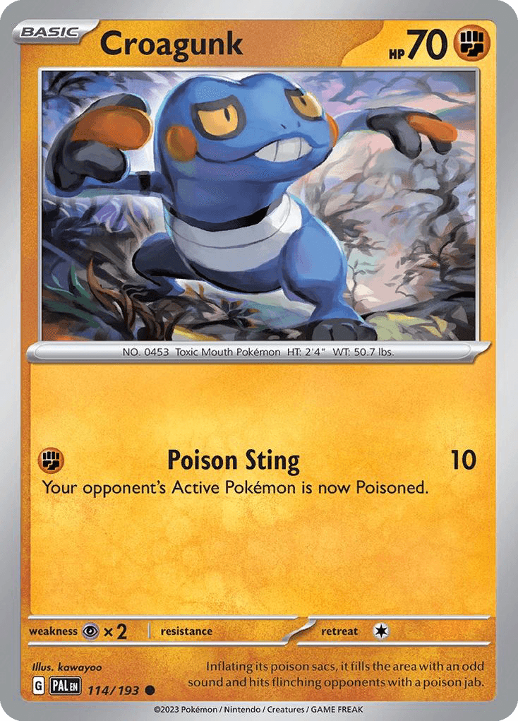 Croagunk from Paldea Evolved