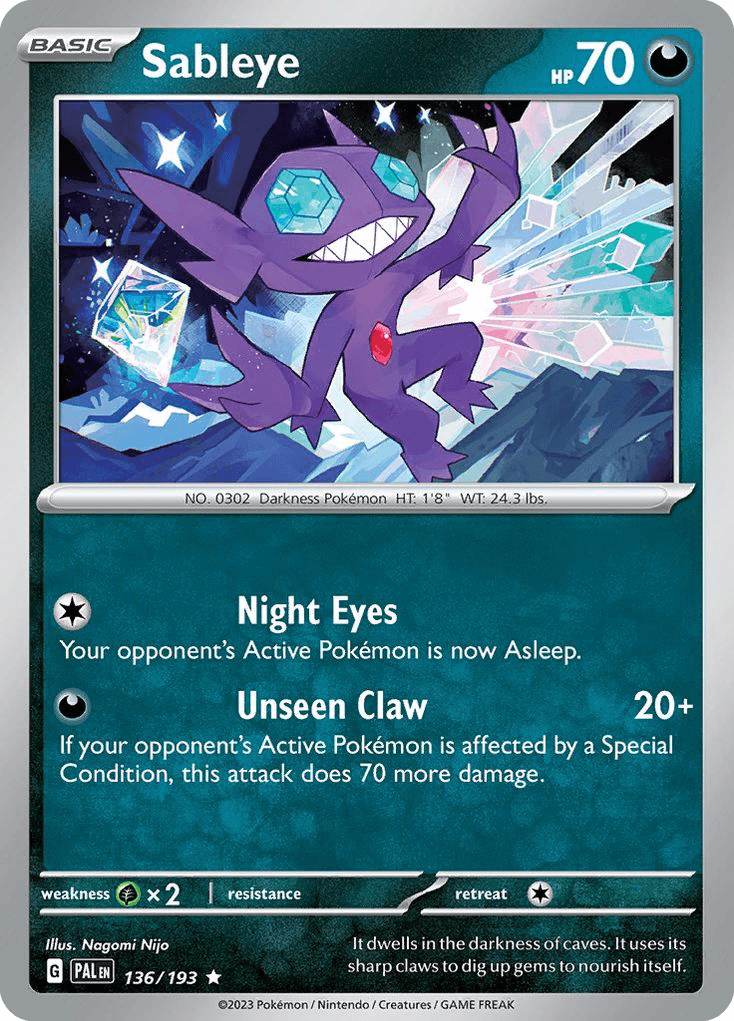 Sableye from Paldea Evolved