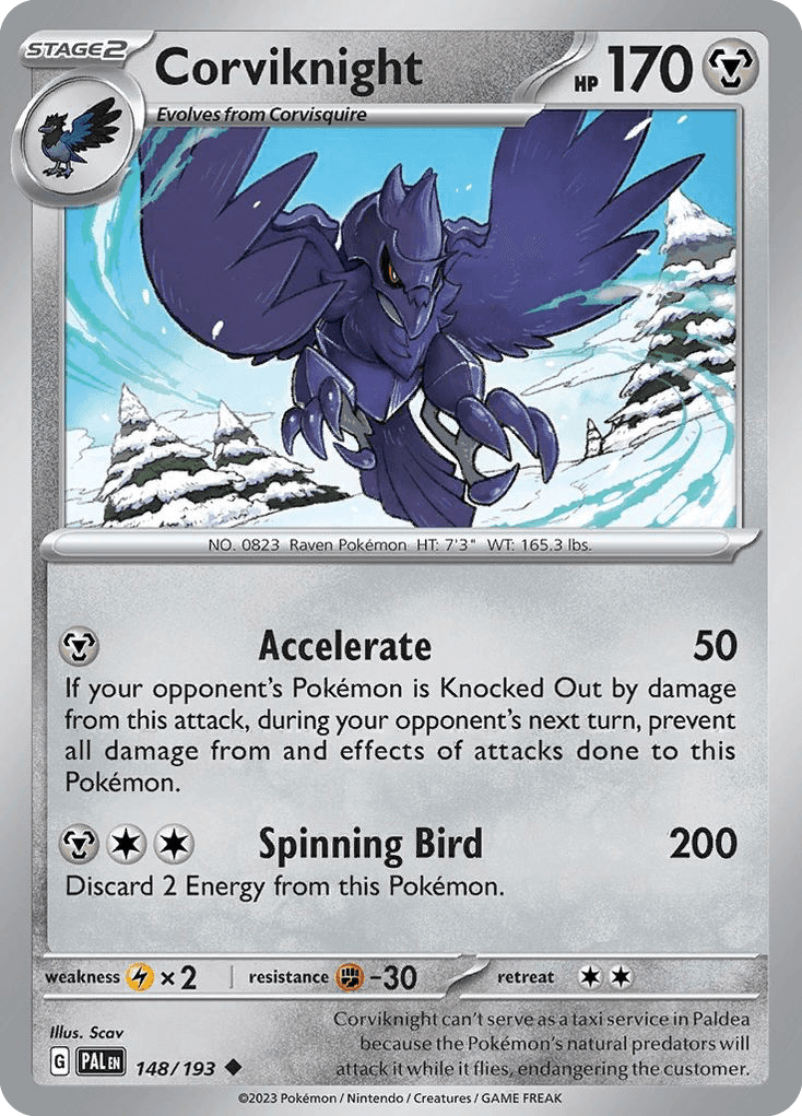 Corviknight from Paldea Evolved