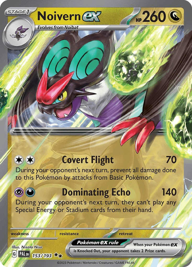 Noivern ex from Paldea Evolved