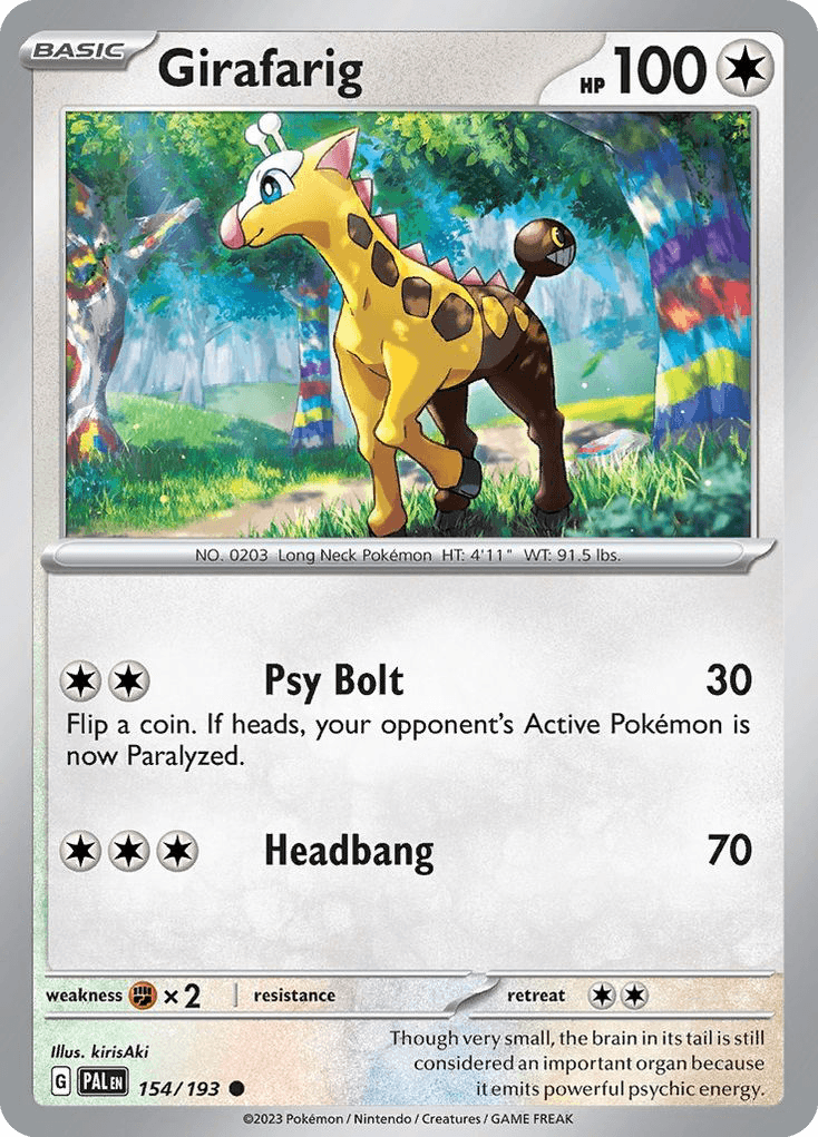 Girafarig from Paldea Evolved