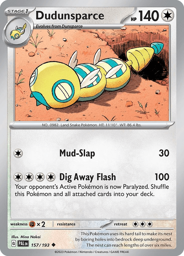 Dudunsparce from Paldea Evolved
