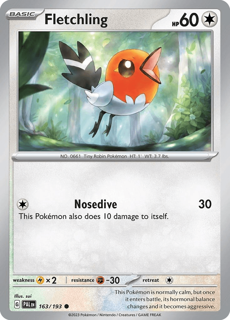 Fletchling from Paldea Evolved