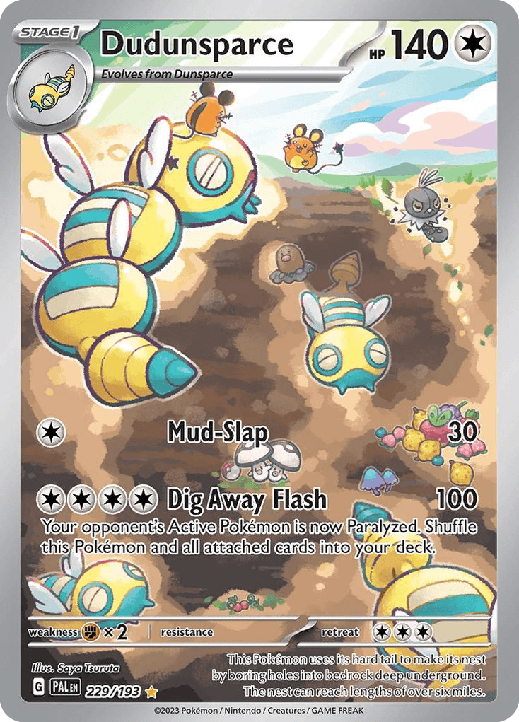 Dudunsparce from Paldea Evolved