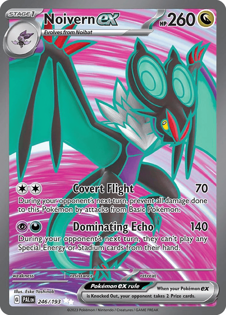 Noivern ex from Paldea Evolved
