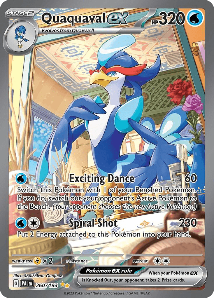 Quaquaval ex from Paldea Evolved