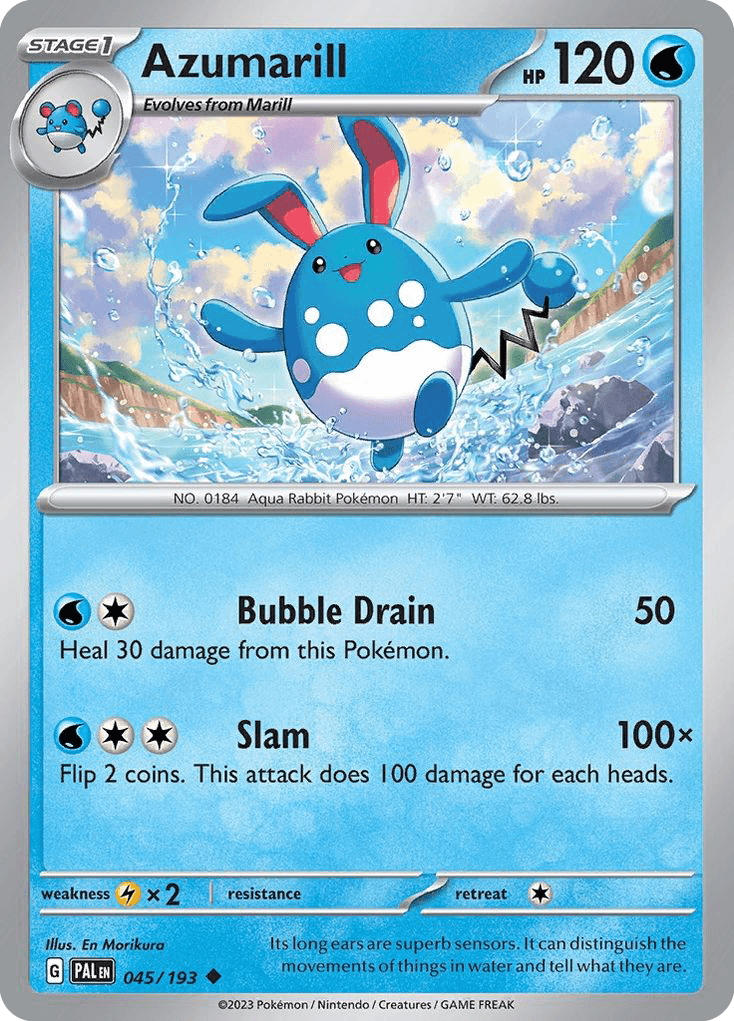 Azumarill from Paldea Evolved