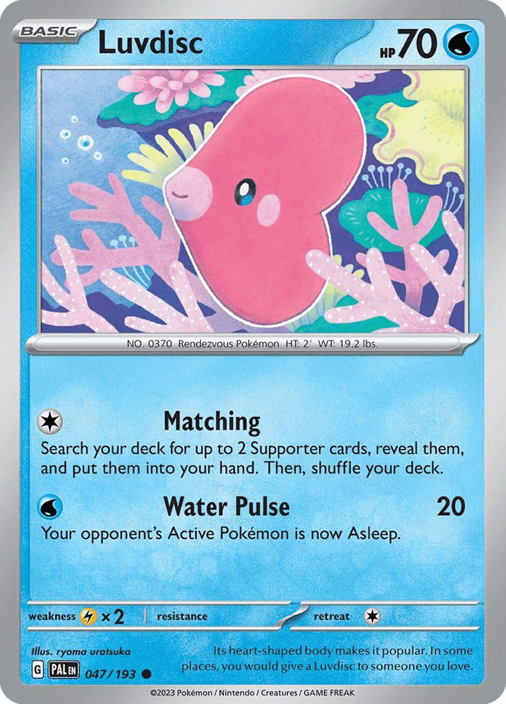 Luvdisc from Paldea Evolved