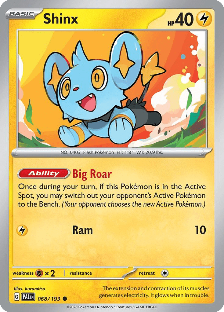 Shinx from Paldea Evolved