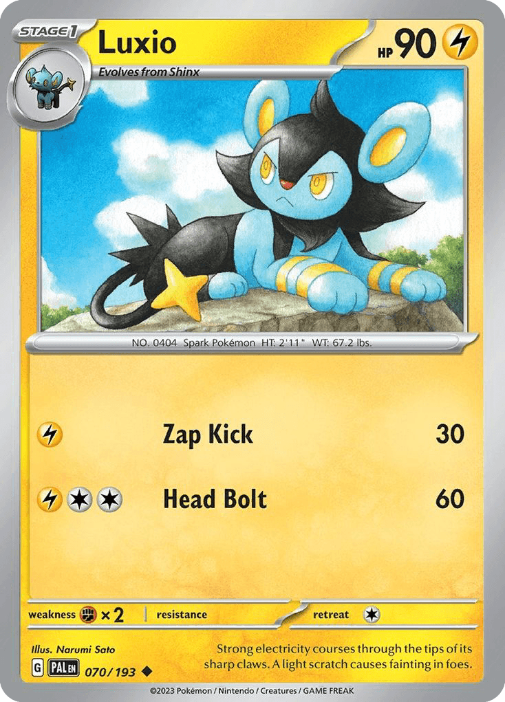 Luxio from Paldea Evolved