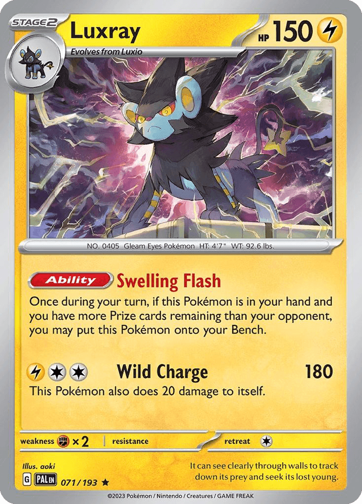 Luxray from Paldea Evolved