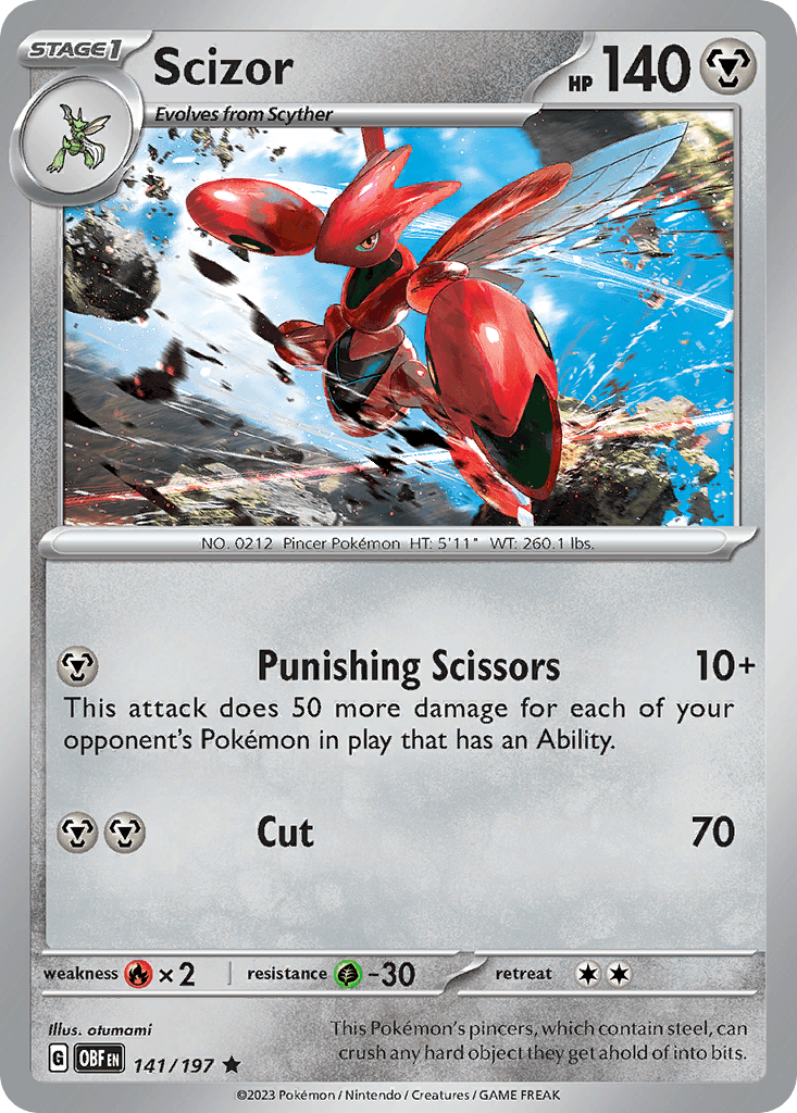 Scizor from Obsidian Flames