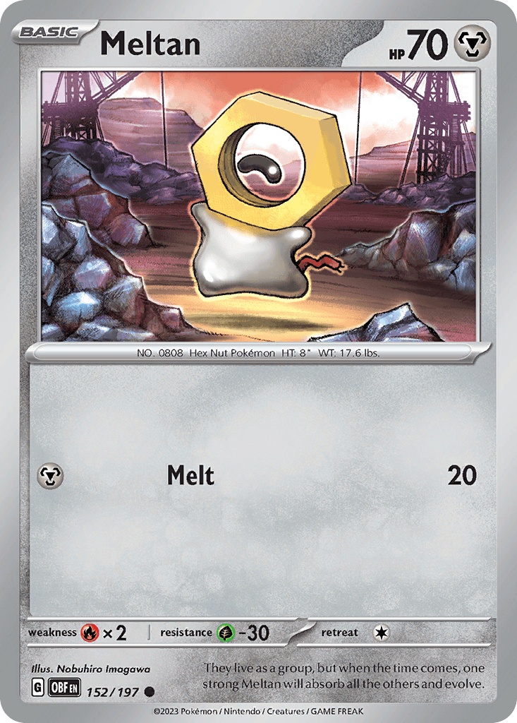 Meltan from Obsidian Flames