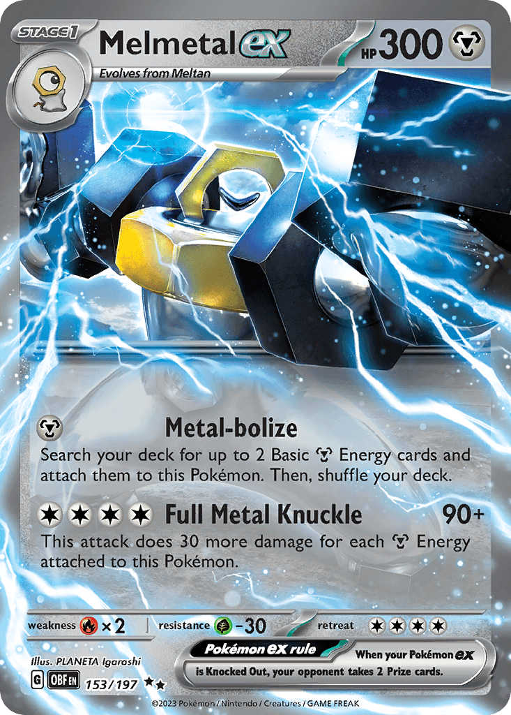 Melmetal ex from Obsidian Flames