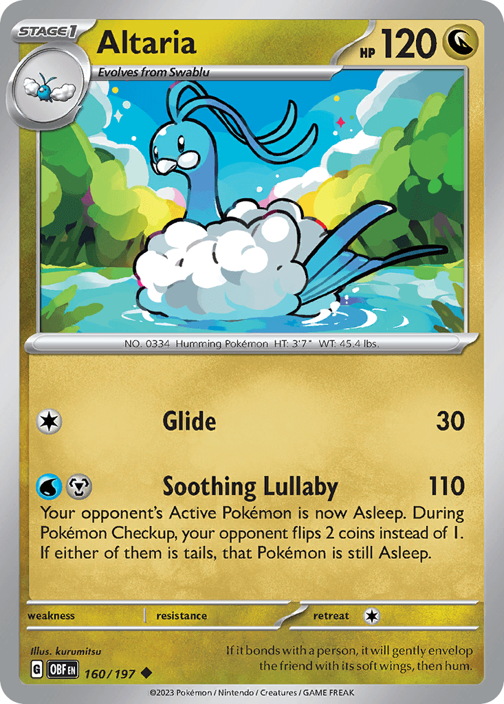 Altaria from Obsidian Flames
