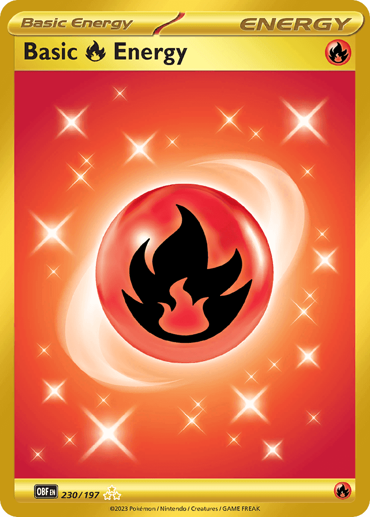 Basic Fire Energy from Obsidian Flames