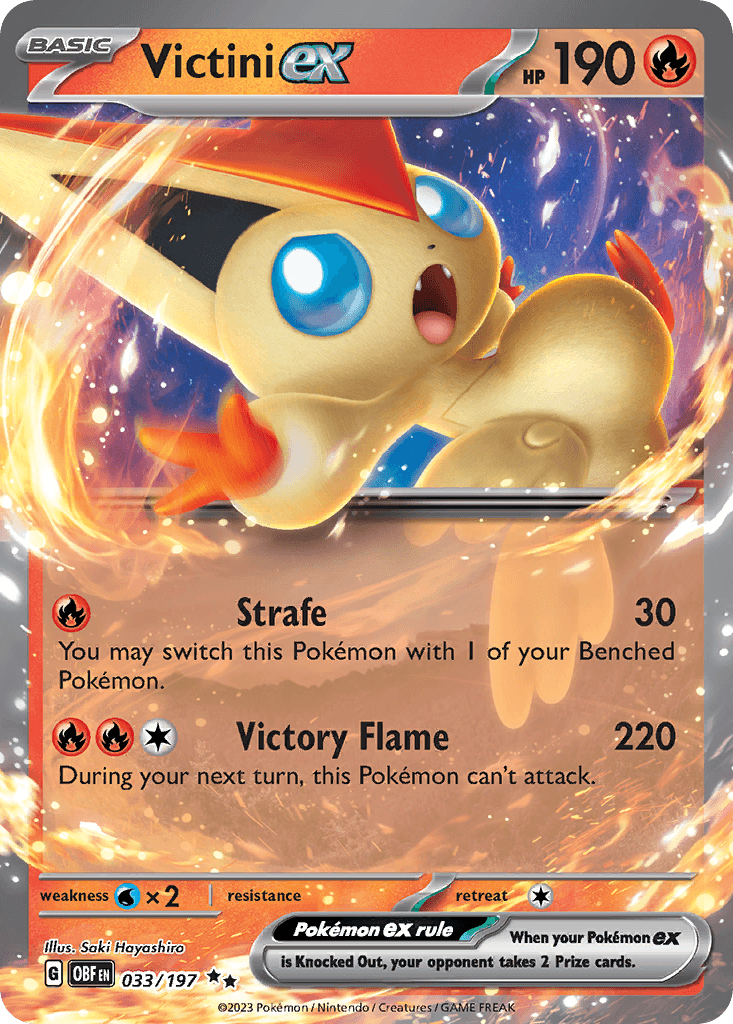 Victini ex from Obsidian Flames