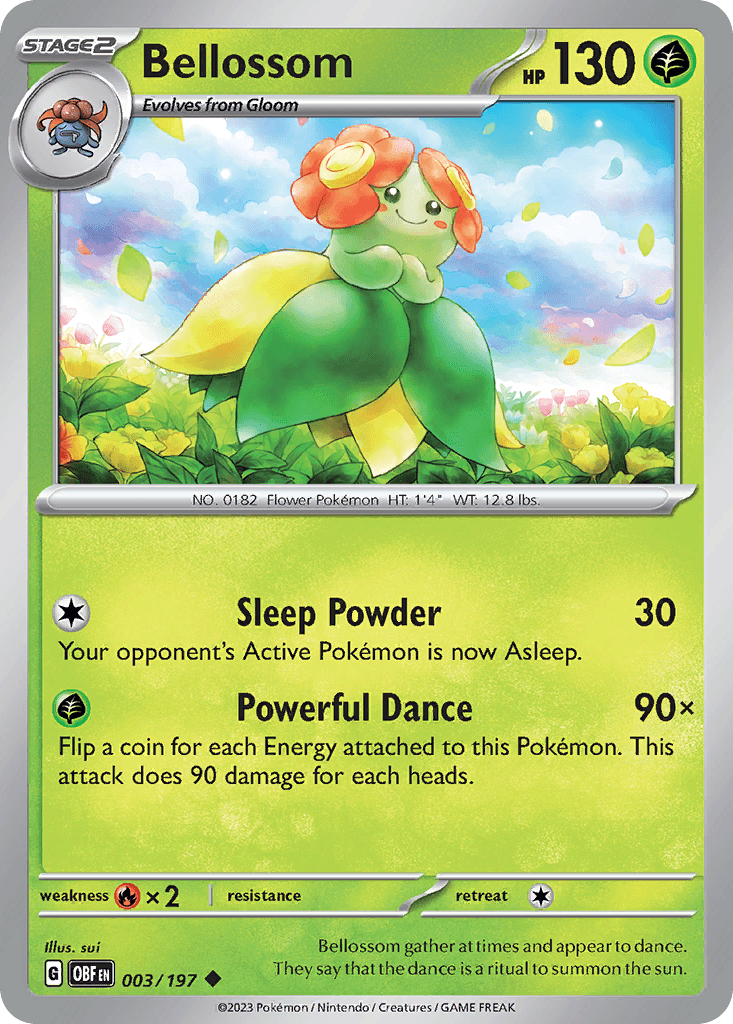 Bellossom from Obsidian Flames