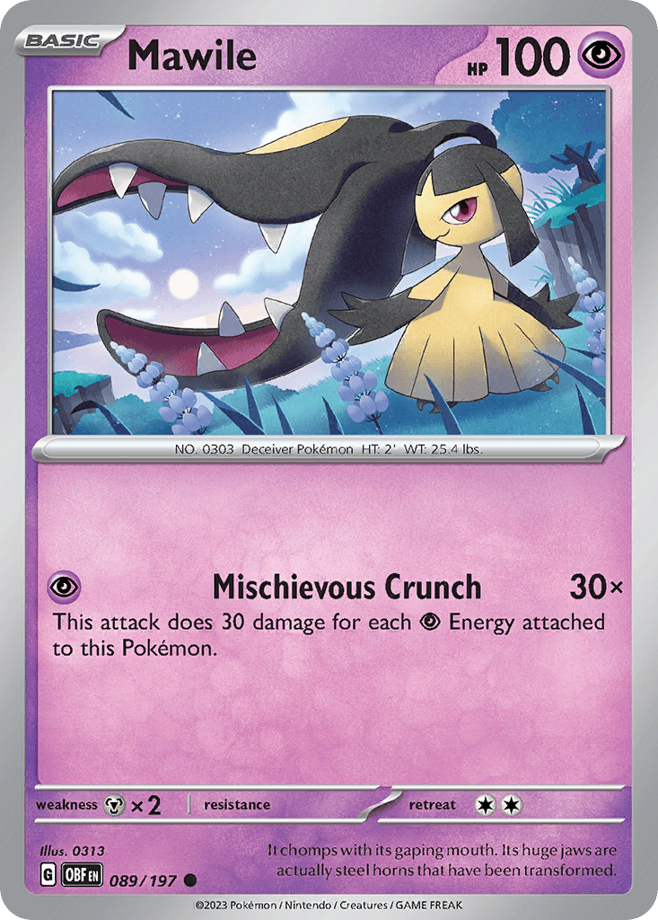 Mawile from Obsidian Flames
