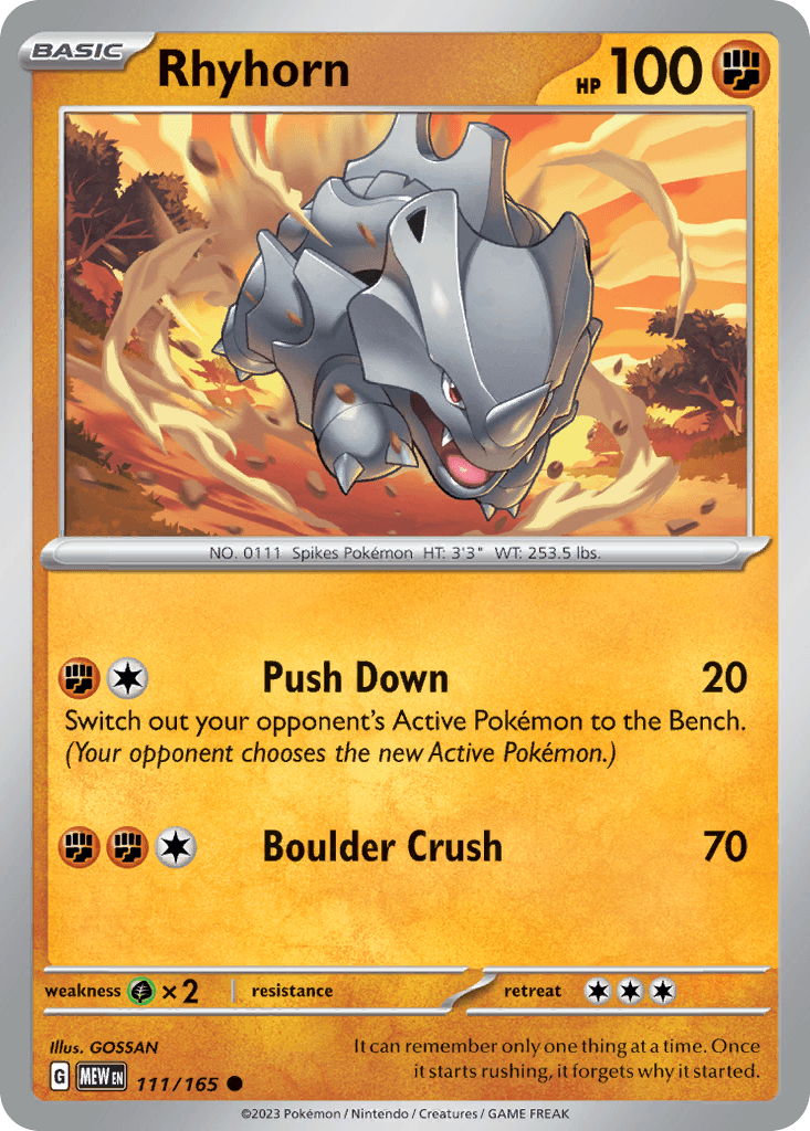 Rhyhorn from 151