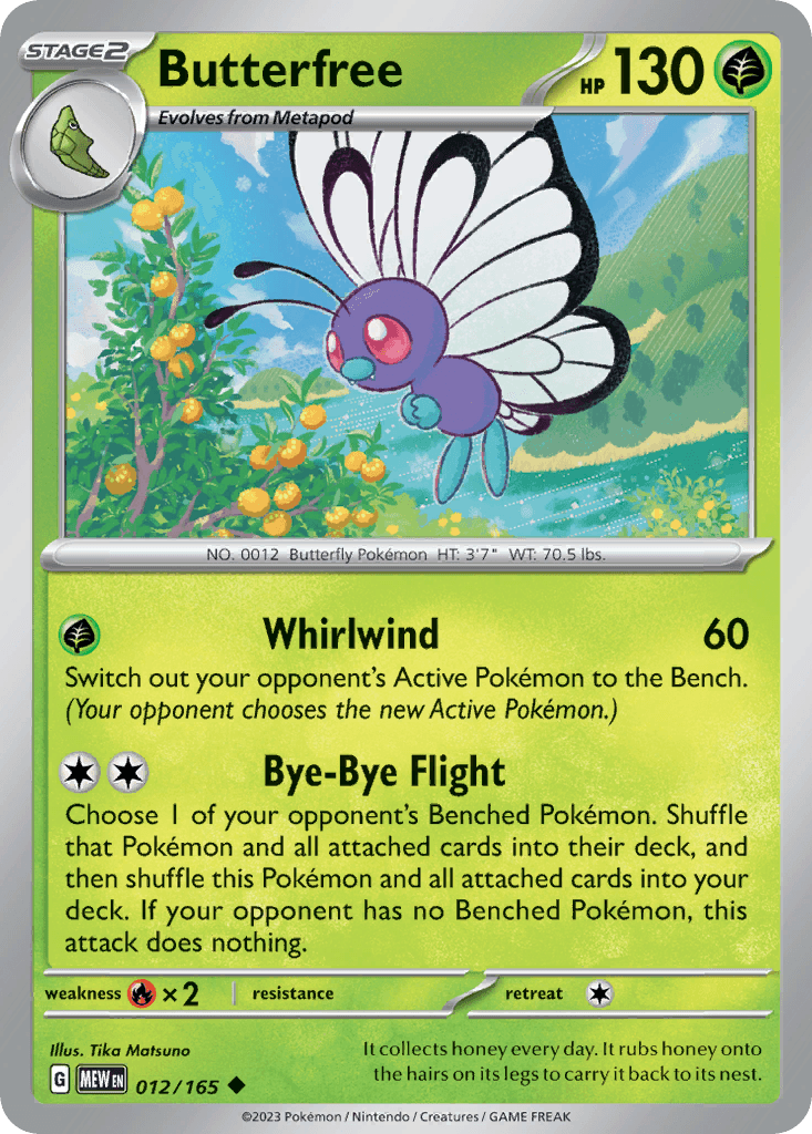 Butterfree from 151