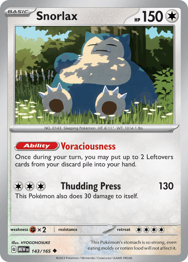 Snorlax from 151