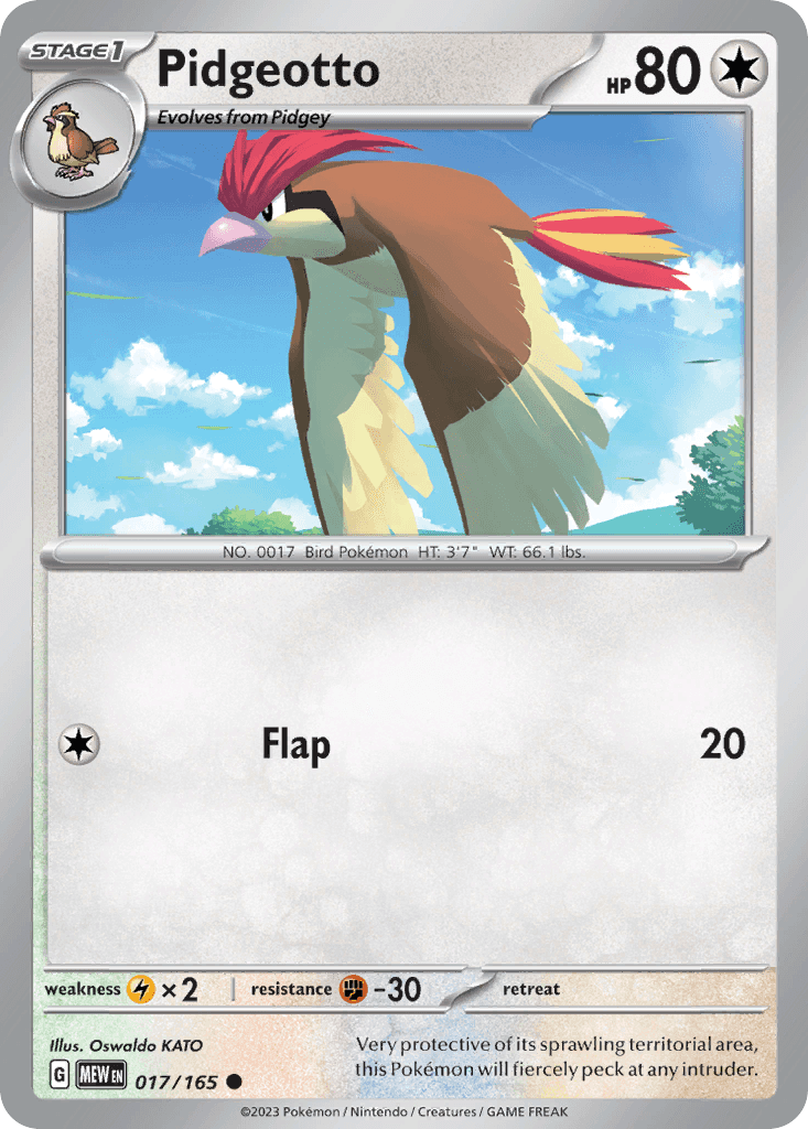 Pidgeotto from 151