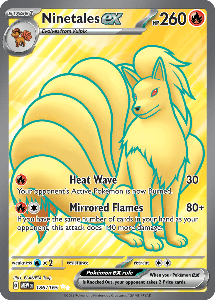 Ninetales ex from 151