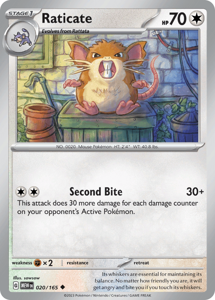 Raticate from 151
